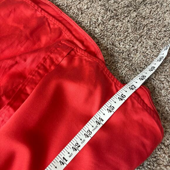 NWT Women’s Old Navy Tie Waist Button Up Shirt Dress Sz M Lava - Picture 7 of 16